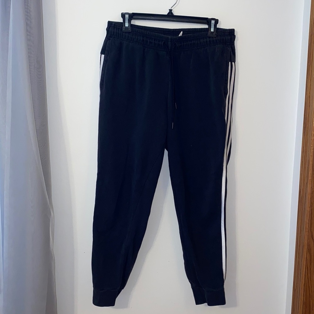 Adidas Black & White Sweatpants